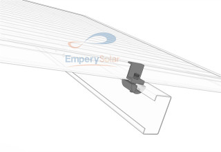 Double-pole Ground Mounting Structure